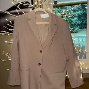 OAK + FORT Beige Blazer